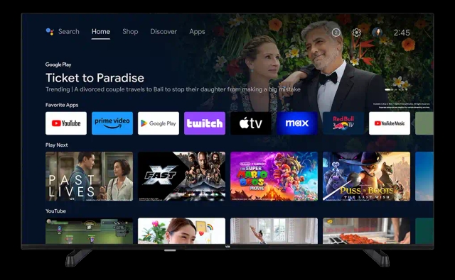SMART LED TV 55 VOX 55VAU754BHB 3840x2160/UHD/4K/DVB-T2/C/S2/Android