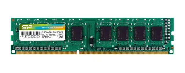 Memorija DDR3 8GB 1600MHz SiliconPower SP008GBLTU160N02