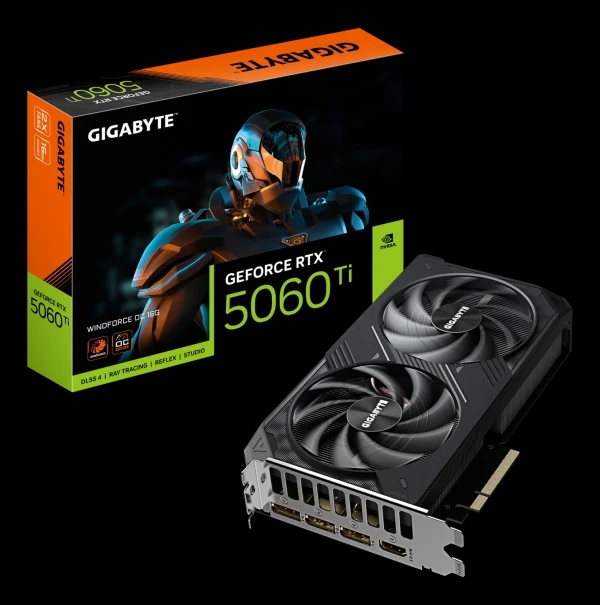 Grafička karta Gigabyte GeForce RTX 5060 TI Windforce OC GV-N506TWF2OC-16GD 16GB GDDR7