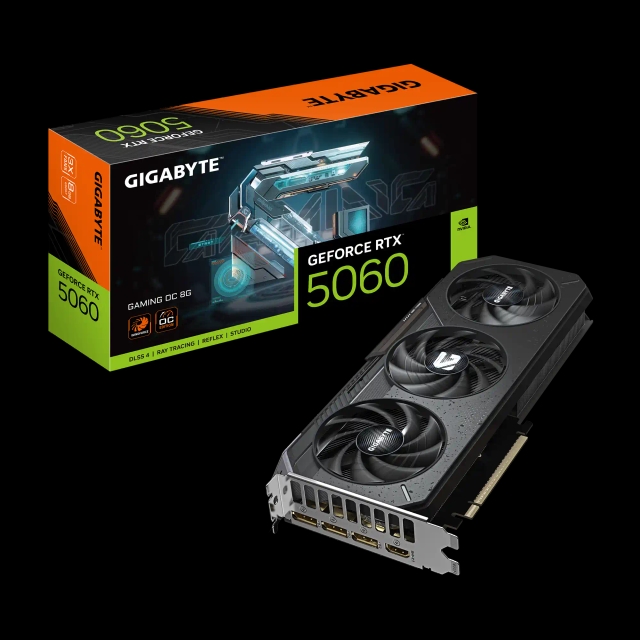 Grafička karta Gigabyte GeForce RTX 5060 Gaming OC GV-N5060GAMING OC-8GD 8GB GDDR7