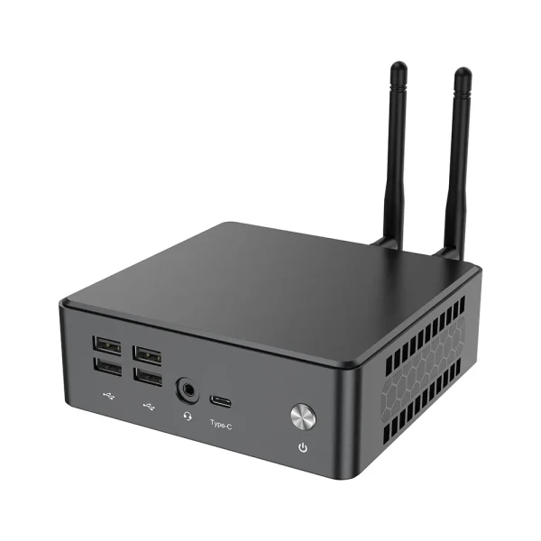 Mini PC Zeus MPI12 Intel i7-12555U 10C 4.7 GHz/DDR4/M .2/LAN/Dual WiFi/BT/HDMI/DP/USB C/ext