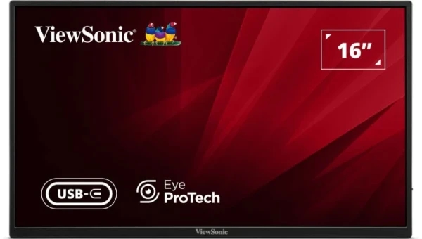 Portabl  monitor 16 ViewSonic VA1650 1920x1080/Full HD/IPS/60Hz/USB-C/HDMI/Audio/Zvučnici