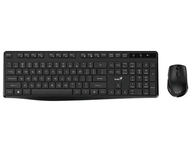 Bežična tastatura+miš Genius KM-8206S, US