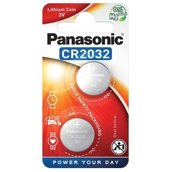 Panasonic baterija CR2032 1/2