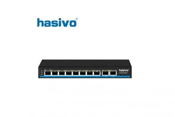 Svič 10/100/1000 10 port Hasivo S1100P-8G-2G-Ai-120W