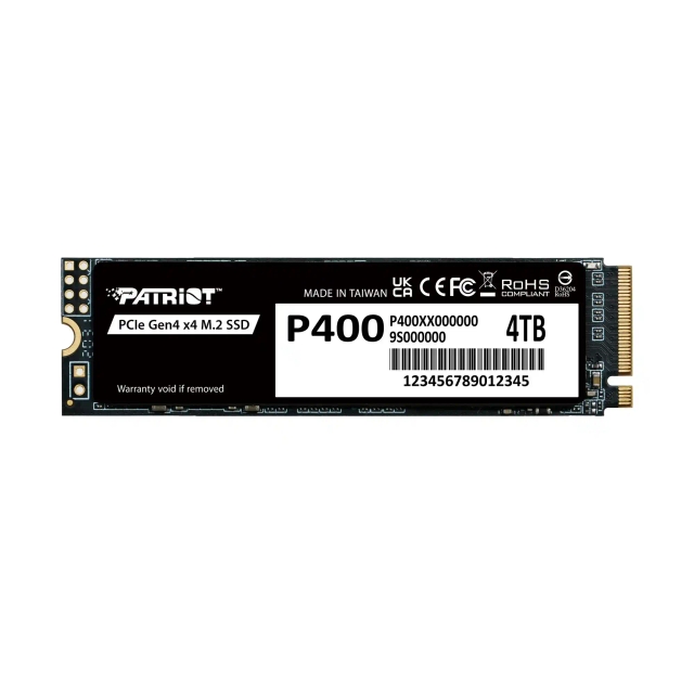 SSD M.2 NVMe 4TB Patriot 7000MBS/4800MBS P400LP4KGM28H
