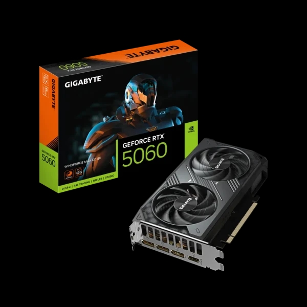 Grafička karta Gigabyte GeForce RTX 5060 Windforce OC GV-N5060WF2MAX OC-8GD 8GB GDDR7