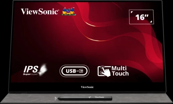 Monitor 15.6 Viewsonic TD1655  Touch 1920x1080/Full HD/IPS/60Hz/2xUSB-C/HDMI/Audio/Zvučnici