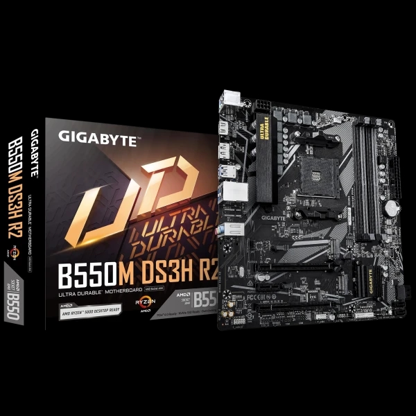 Matična ploča AM4 Gigabyte B550M DS3H R2 1.0  HDMI/DVI/M.2