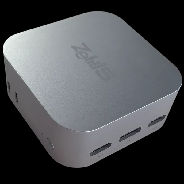 Mini PC Zeus N5 Celeron QC N150 3.40 GHz/DDR5 12GB/m.2 256GB/LAN/Dual WiFi/BT/2xHDMI/DP/Win 11 Pro