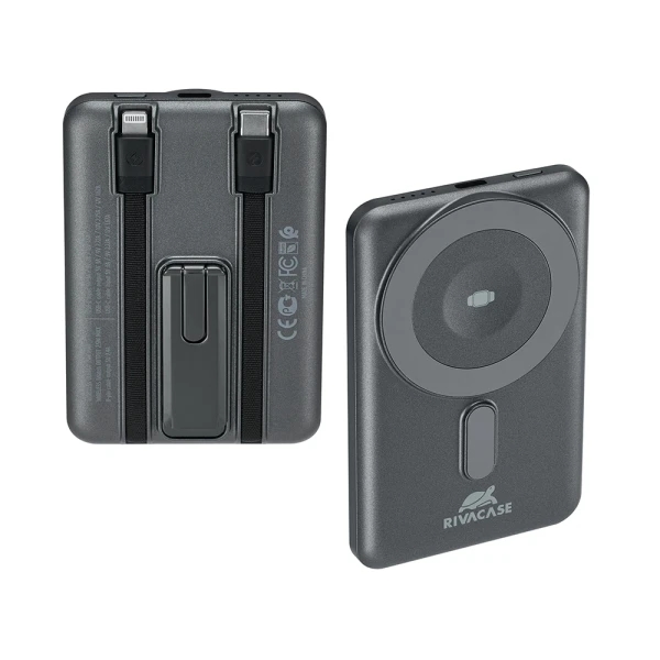 Power Bank Rivacase VA2607 5000mAh Magsafe Qi WIRELESS 15W + QC/PD20W