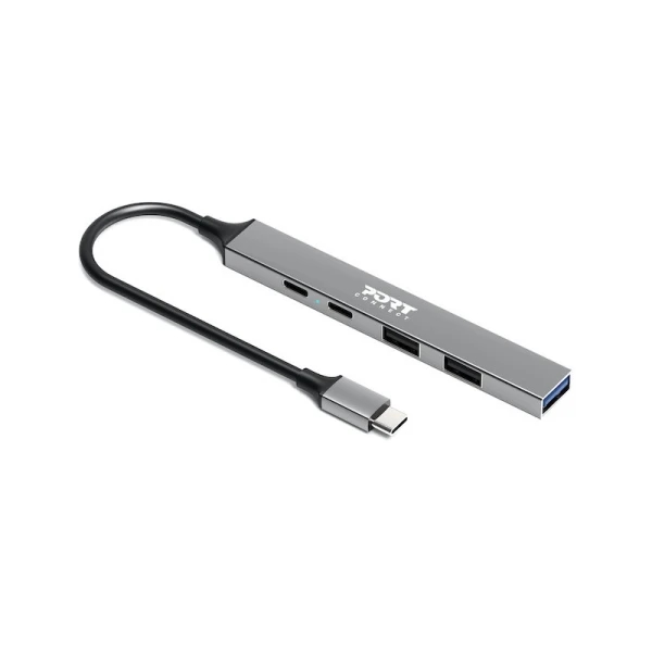 HUB Port Designs USB-C/USB-A 3.2x1/USB-A 2.0x2/USB-C/PD 100W