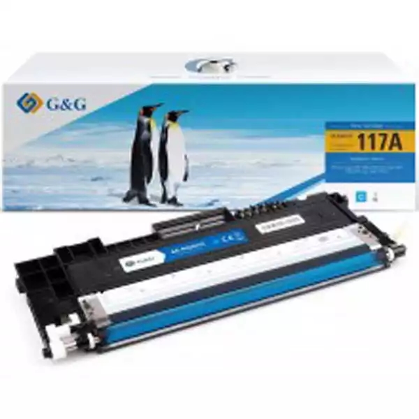 Toner G&G HP 117A W2071A (150A/NW,178NW, 179FNW) cyan sa čipom