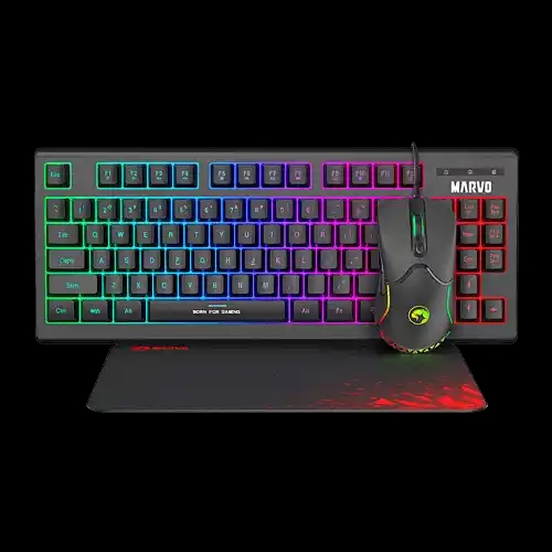 Tastatura + Miš + Podloga Marvo Scorpion CM310 Crna