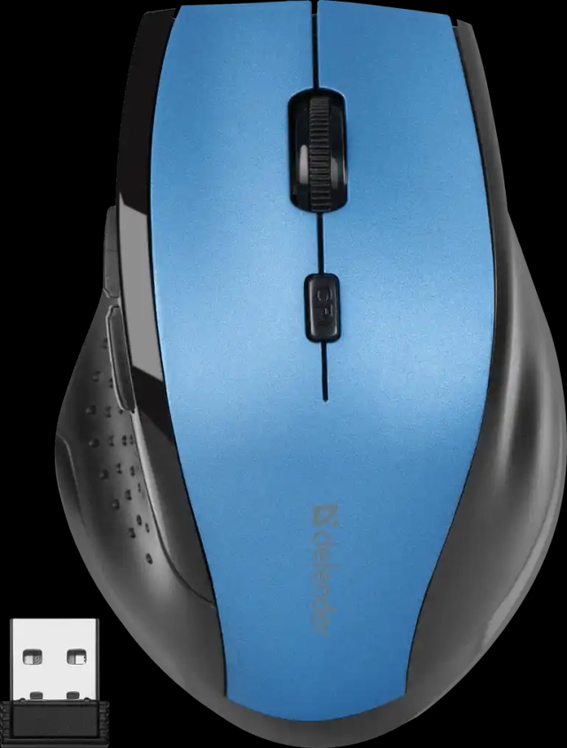 Bežični miš Defender Accura MM-365 6D plavi