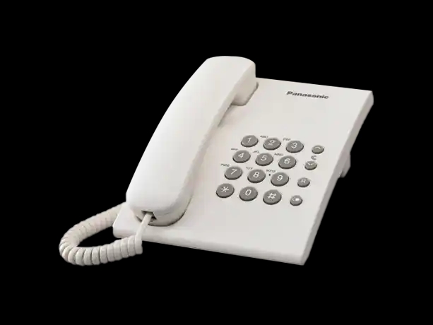 Stoni telefon Panasonic KX-TS500FXW Beli
