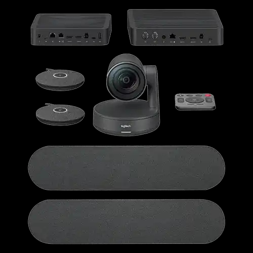 Web kamera za konferencijske razgovore Logitech Rally Plus Ultra-HD Crna