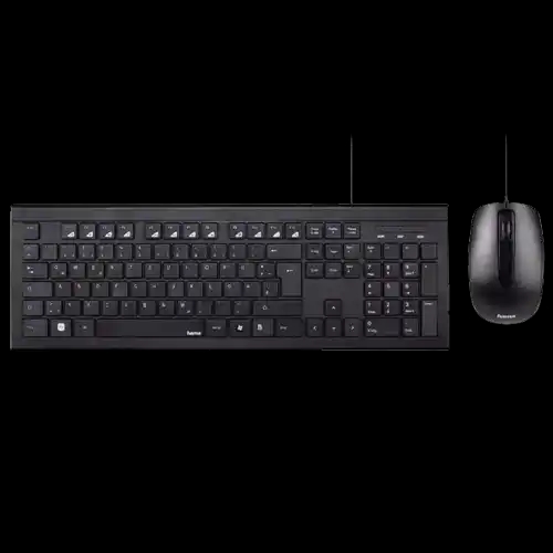 Tastatura + miš Hama Cortino 134958 Srb crni