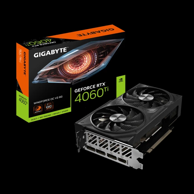 Graficka karta Gigabyte GeForce RTX 4060 Ti WINDFORCE OC V2 GDDR6 8GB 128 bit 2xDP/2xHDMI
