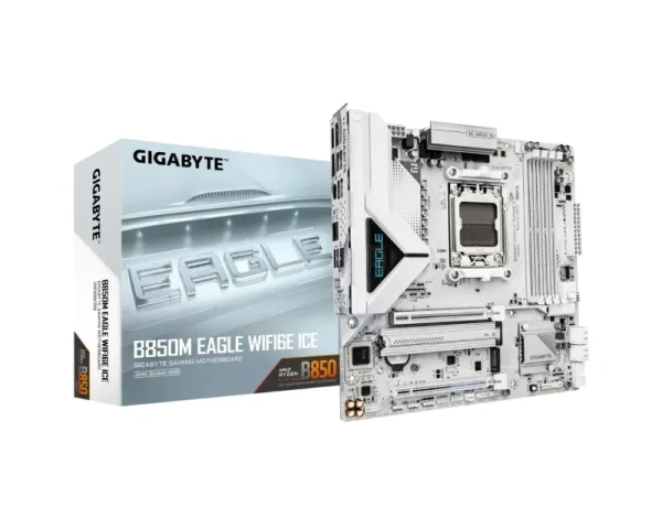 Matična ploča AM5 Gigabyte B850M EAGLE WIFI 6E Ice DDR5 DP/HDMI/M.2