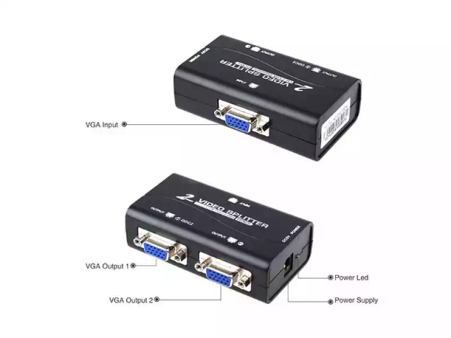 VGA spliter 1/2 2 Porta V-SP112 Aktivni